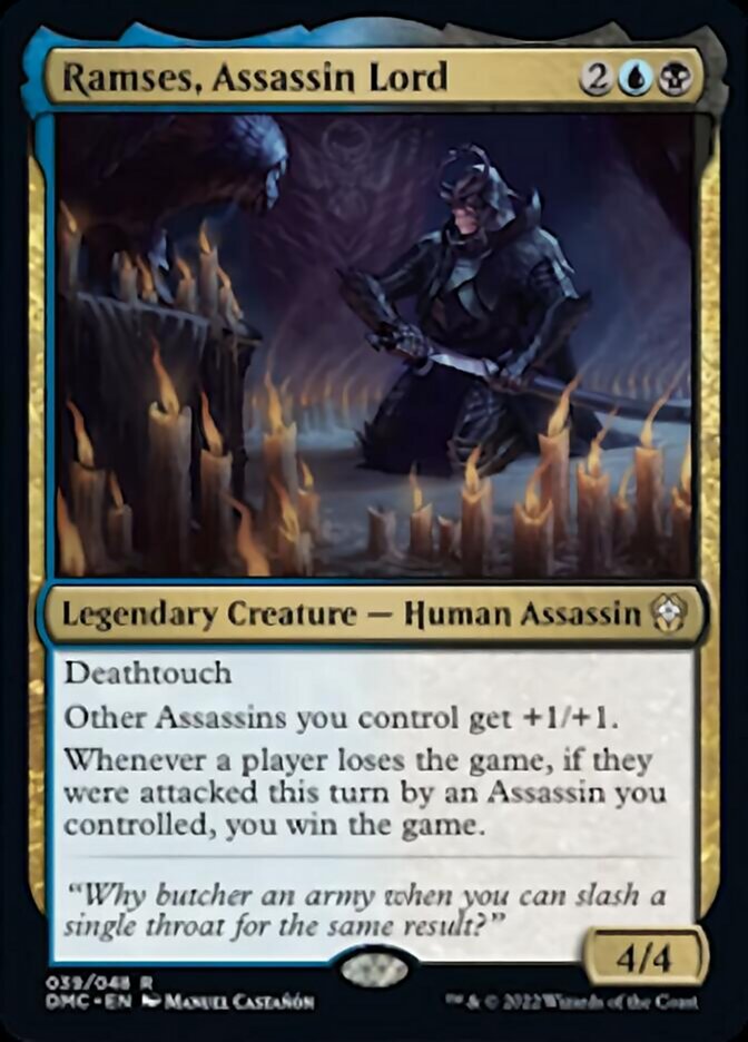 Ramses, Assassin Lord [Dominaria United Commander] | Dumpster Cat Games