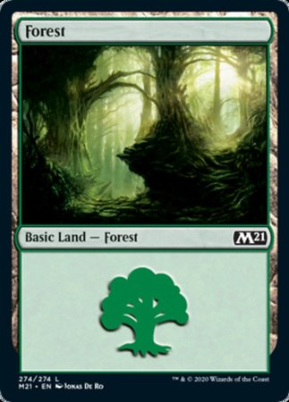 Forest (274) [Core Set 2021] | Dumpster Cat Games