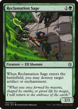 Reclamation Sage [Commander Anthology] | Dumpster Cat Games