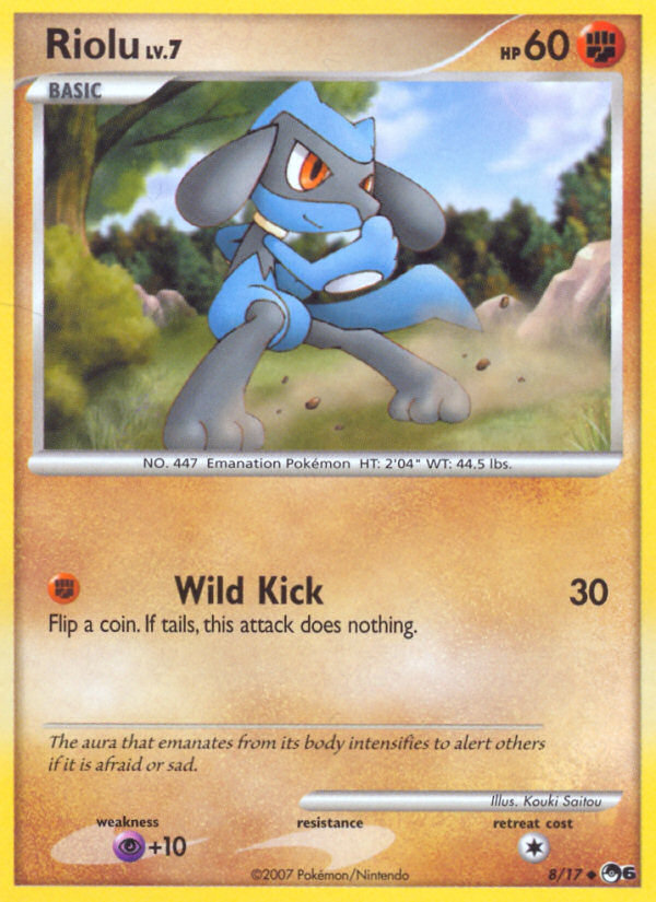 Riolu (8/17) [POP Series 6] | Dumpster Cat Games