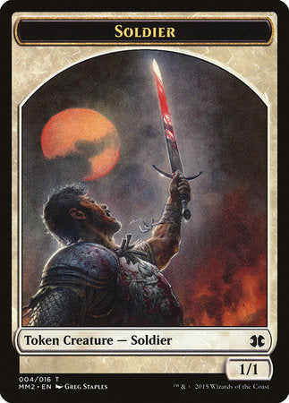 Soldier Token [Modern Masters 2015 Tokens] | Dumpster Cat Games