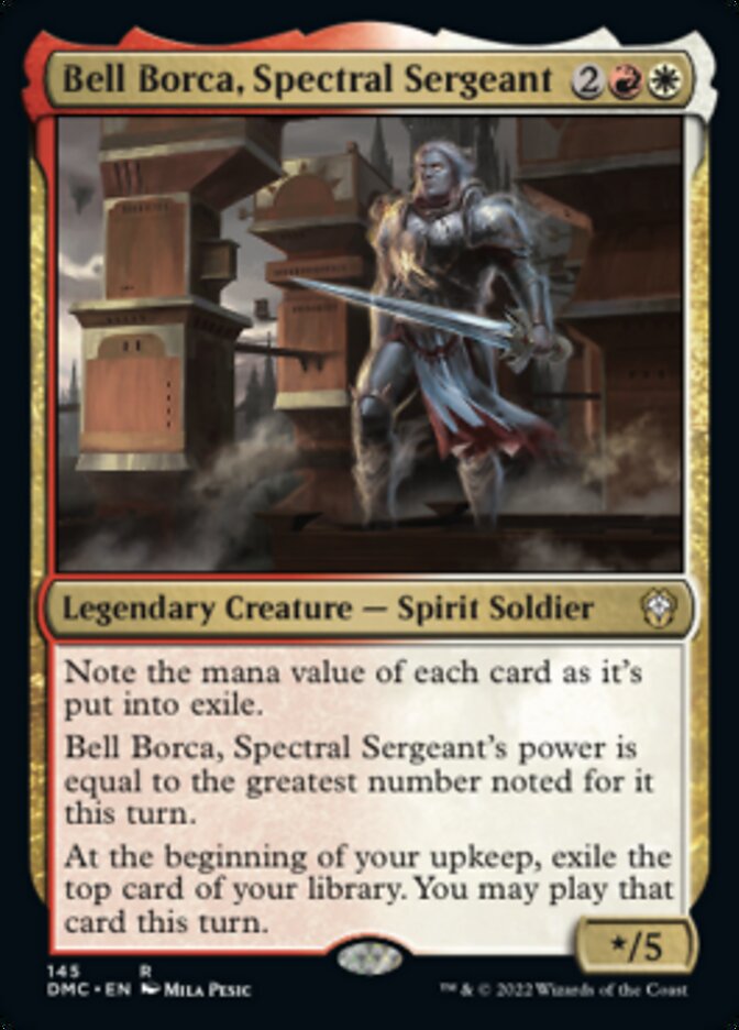 Bell Borca, Spectral Sergeant [Dominaria United Commander] | Dumpster Cat Games