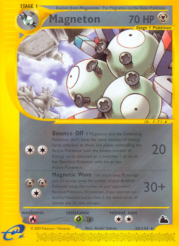 Magneton (20/144) [Skyridge] | Dumpster Cat Games