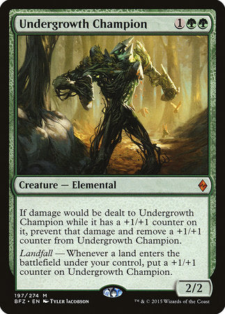 Undergrowth Champion [Battle for Zendikar] | Dumpster Cat Games