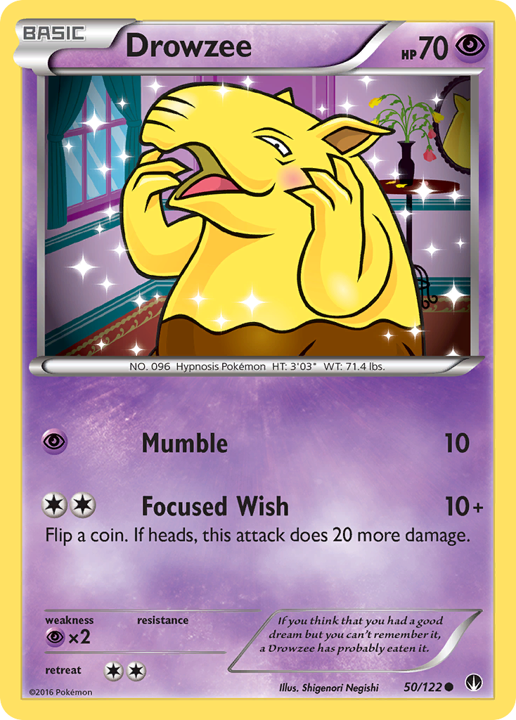 Drowzee (50/122) [XY: BREAKpoint] | Dumpster Cat Games