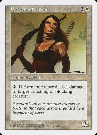 D'Avenant Archer [Fifth Edition] | Dumpster Cat Games