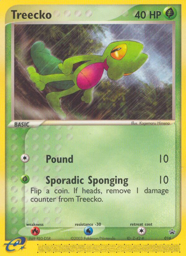 Treecko (016) [Nintendo: Black Star Promos] | Dumpster Cat Games