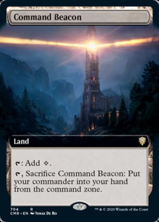 Command Beacon (Extended Art) [Commander Legends] | Dumpster Cat Games