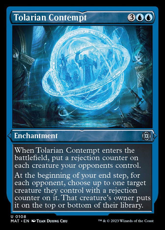 Tolarian Contempt (Foil Etched) [March of the Machine: The Aftermath] | Dumpster Cat Games