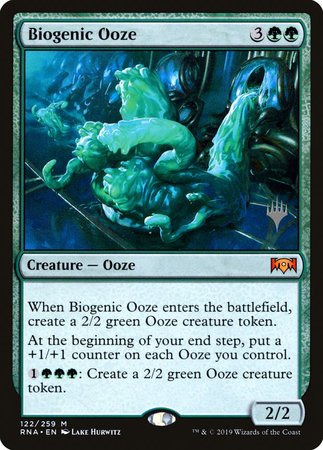 Biogenic Ooze [Ravnica Allegiance Promos] | Dumpster Cat Games