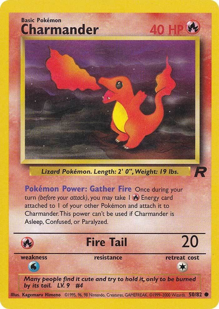 Charmander (50/82) [Team Rocket Unlimited] | Dumpster Cat Games