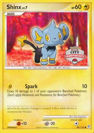 Shinx (98/130) (City Championships Promo) [Nintendo: Black Star Promos] | Dumpster Cat Games