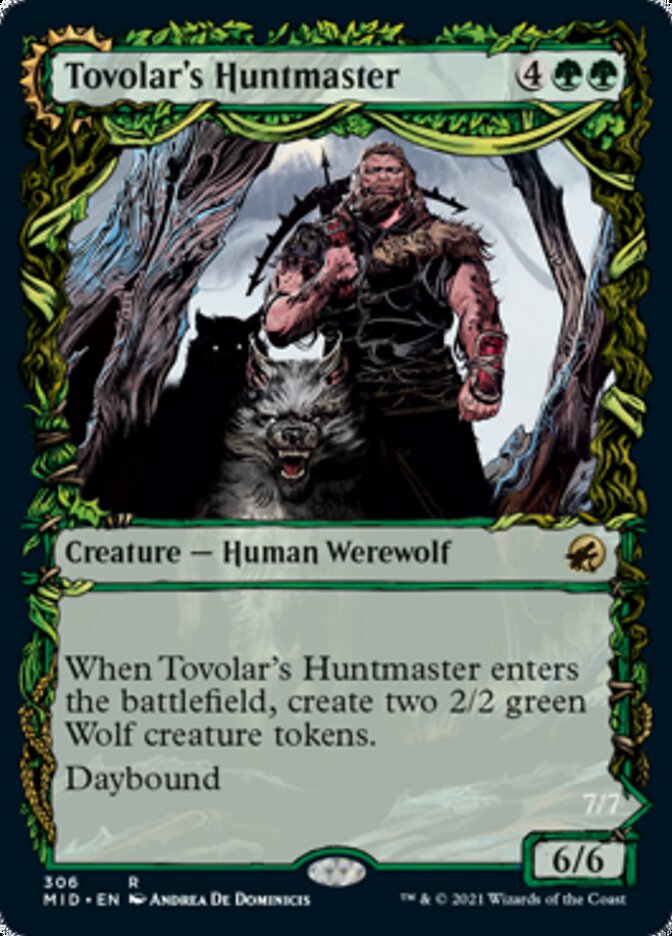 Tovolar's Huntmaster // Tovolar's Packleader (Showcase Equinox) [Innistrad: Midnight Hunt] | Dumpster Cat Games