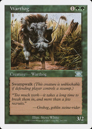 Warthog [Classic Sixth Edition] | Dumpster Cat Games