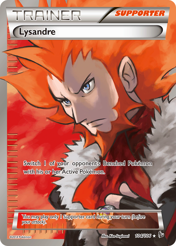 Lysandre (104/106) [XY: Flashfire] | Dumpster Cat Games