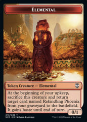 Elemental (018) // Copy Double-sided Token [Streets of New Capenna Commander Tokens] | Dumpster Cat Games