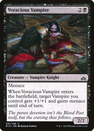 Voracious Vampire [Rivals of Ixalan] | Dumpster Cat Games