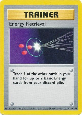 Energy Retrieval (81/102) [Base Set Shadowless Unlimited] | Dumpster Cat Games