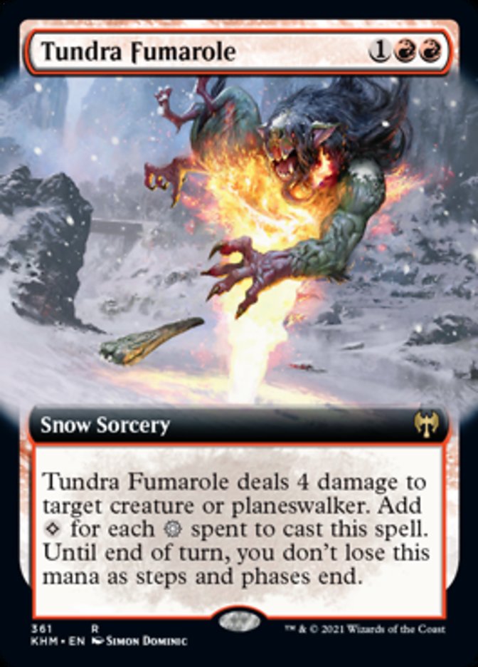 Tundra Fumarole (Extended Art) [Kaldheim] | Dumpster Cat Games