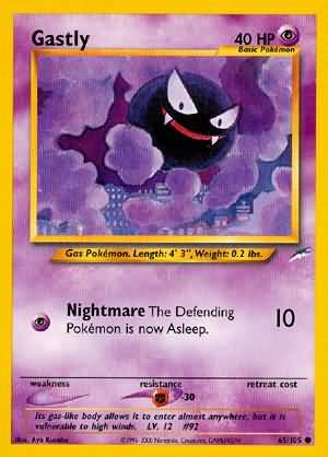 Gastly (65/105) [Neo Destiny Unlimited] | Dumpster Cat Games