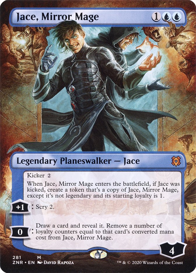 Jace, Mirror Mage (Borderless) [Zendikar Rising] | Dumpster Cat Games