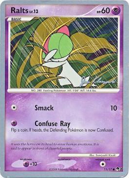 Ralts LV.13 (15/17) (Psychic Lock - Jason Klaczynski) [World Championships 2008] | Dumpster Cat Games