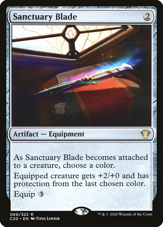 Sanctuary Blade [Commander 2020] | Dumpster Cat Games