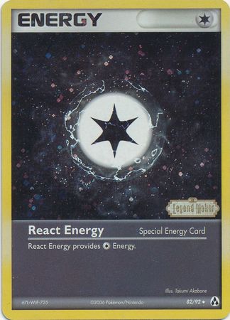 React Energy (82/92) (Stamped) [EX: Legend Maker] | Dumpster Cat Games