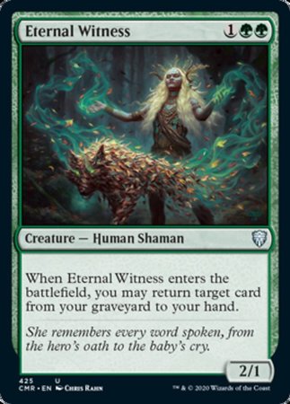 Eternal Witness [Commander Legends] | Dumpster Cat Games