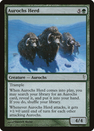 Aurochs Herd [Coldsnap] | Dumpster Cat Games