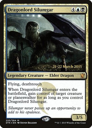 Dragonlord Silumgar [Dragons of Tarkir Promos] | Dumpster Cat Games