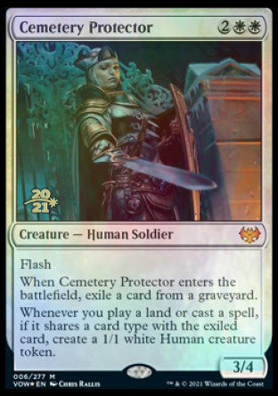 Cemetery Protector [Innistrad: Crimson Vow Prerelease Promos] | Dumpster Cat Games