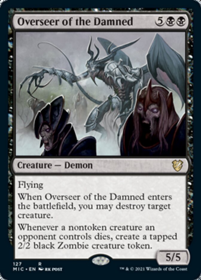 Overseer of the Damned [Innistrad: Midnight Hunt Commander] | Dumpster Cat Games