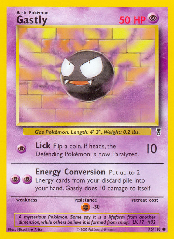 Gastly (76/110) [Legendary Collection] | Dumpster Cat Games