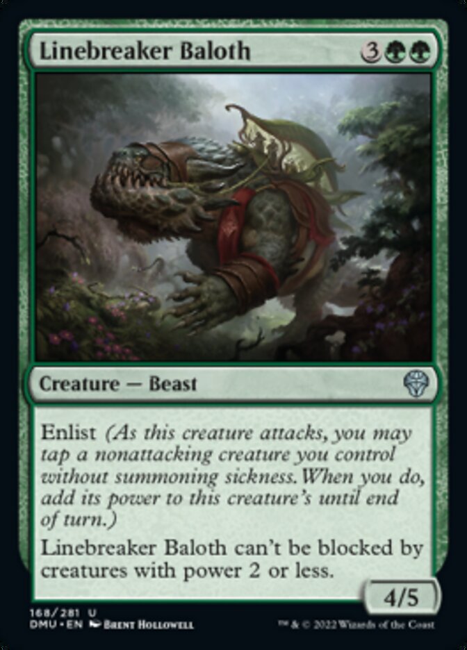 Linebreaker Baloth [Dominaria United] | Dumpster Cat Games