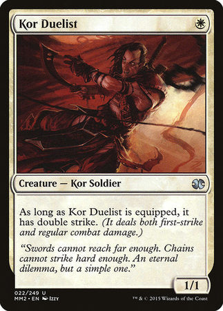 Kor Duelist [Modern Masters 2015] | Dumpster Cat Games