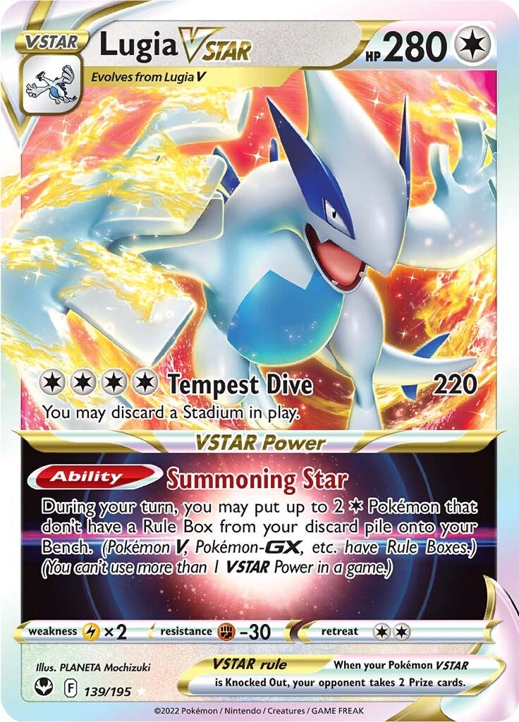 Lugia VSTAR (139/195) [Sword & Shield: Silver Tempest] | Dumpster Cat Games