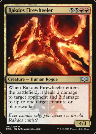 Rakdos Firewheeler [Ravnica Allegiance] | Dumpster Cat Games