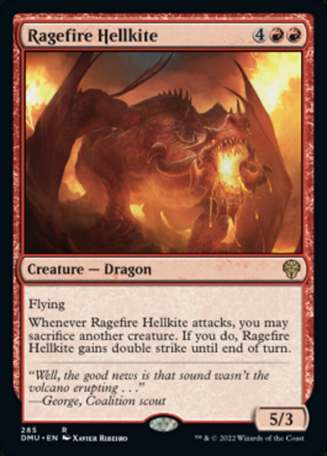 Ragefire Hellkite [Dominaria United] | Dumpster Cat Games