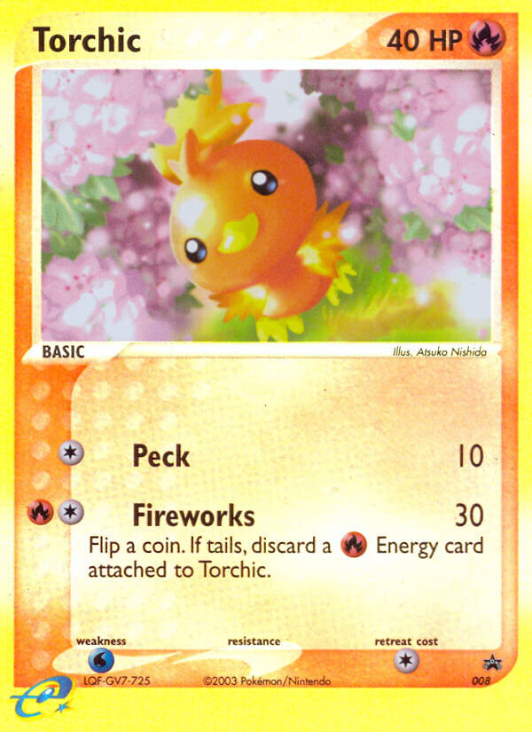 Torchic (008) [Nintendo: Black Star Promos] | Dumpster Cat Games