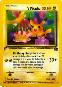 Pikachu (24) (Birthday) [Pikachu World Collection Promos] | Dumpster Cat Games