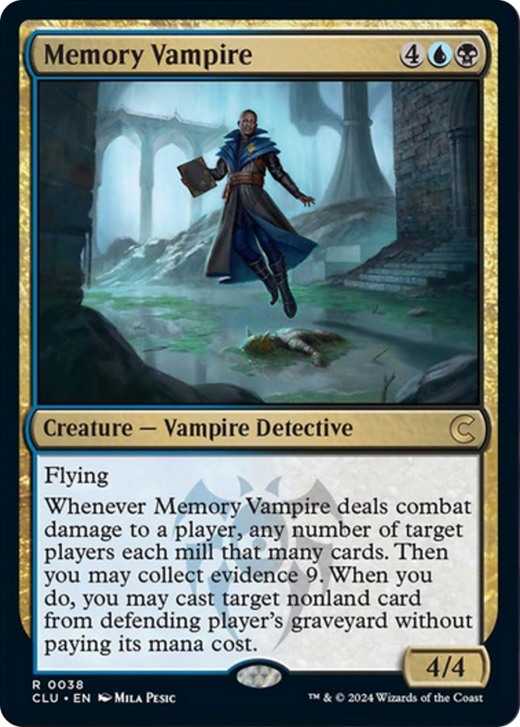 Memory Vampire [Ravnica: Clue Edition] | Dumpster Cat Games