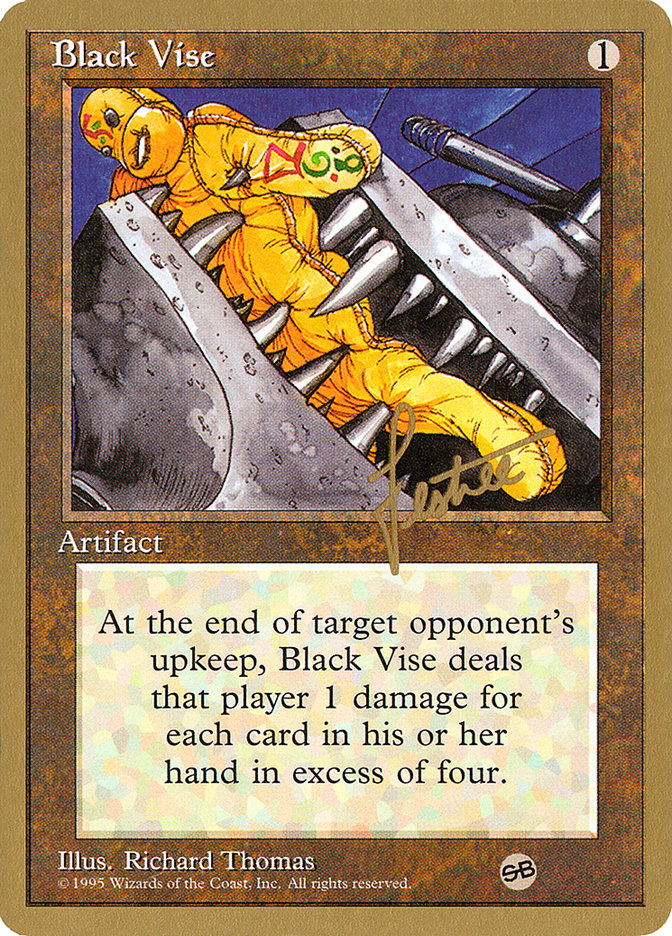 Black Vise (Bertrand Lestree) (SB) [Pro Tour Collector Set] | Dumpster Cat Games