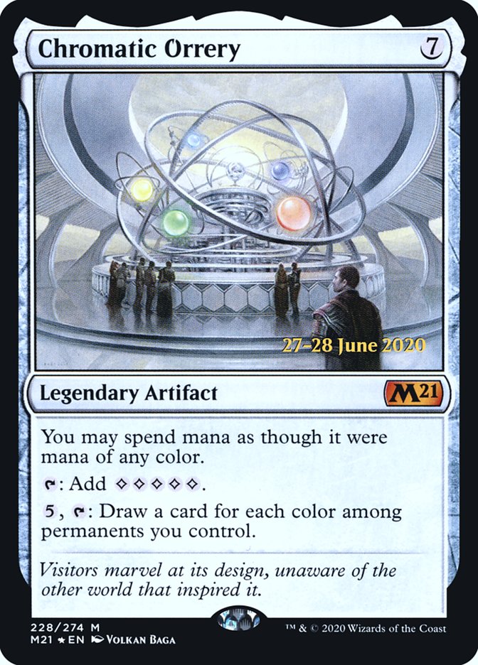 Chromatic Orrery  [Core Set 2021 Prerelease Promos] | Dumpster Cat Games