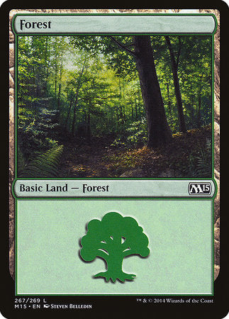 Forest (267) [Magic 2015] | Dumpster Cat Games