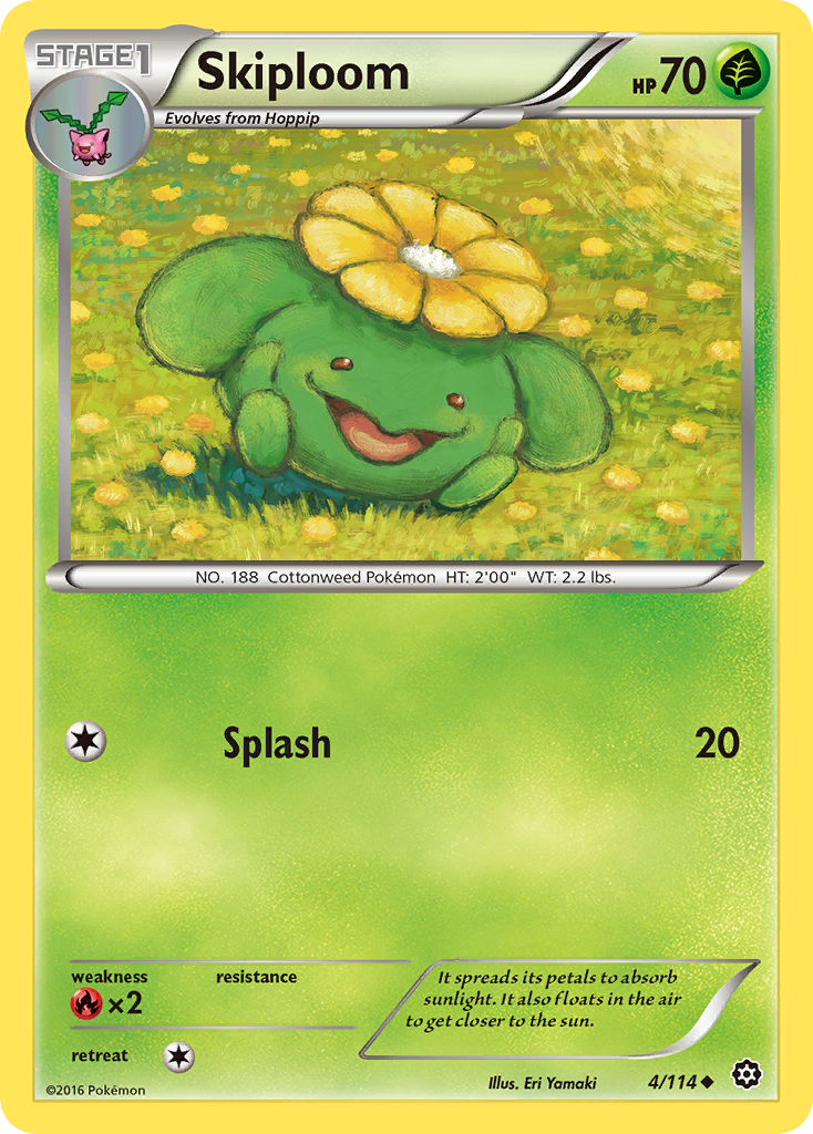 Skiploom (4/114) [XY: Steam Siege] | Dumpster Cat Games