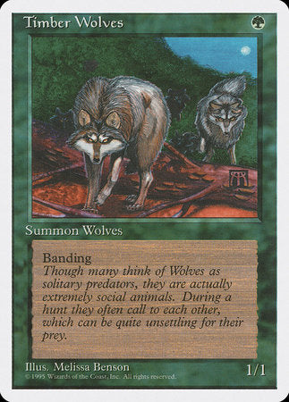 Timber Wolves [Fourth Edition] | Dumpster Cat Games