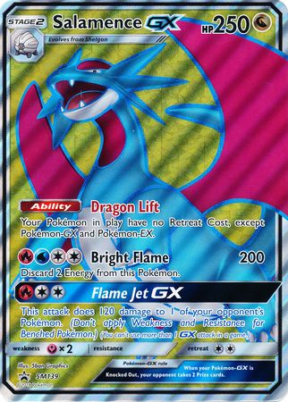 Salamence GX (SM139) (Jumbo Card) [Sun & Moon: Black Star Promos] | Dumpster Cat Games