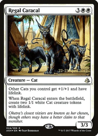 Regal Caracal [Amonkhet Promos] | Dumpster Cat Games