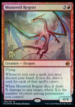 Moonveil Regent [Innistrad: Midnight Hunt Prerelease Promos] | Dumpster Cat Games